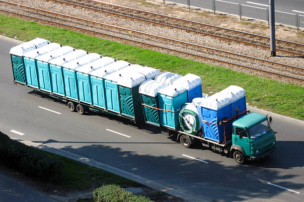 Porta potty delivery and setup in Charleston, WV